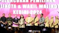 Dimeriahkan artis Ibu Kota ,KPU Kota Kediri Resmi Luncurkan Pemilihan Wali Kota dan Wakil Wali Kota