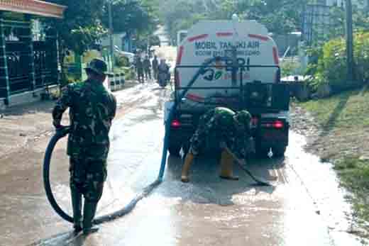 Banjir Bandang di Gondang Kodim 0813 Bojonegoro Berikan Respons Cepat Penanganan Bencana