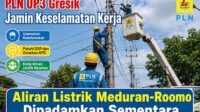 Pemberitahuan keselamatan kerja PLN Gresik