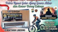 Rayakan Hari Bhayangkara ke-80, Polres Ngawi Gelar Ajang Gowes Akbar dan Konser Denny Caknan