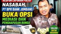 Tanggapan terhadap laporan polisi nasabah