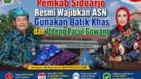 Wajib Batik dan Udeng Sidoarjo