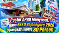 Anggaran BKKD Bojonegoro 2026 Anjlok Drastis_MDN