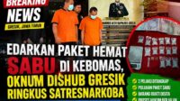 Oknum Outsourcing Dishub Gresik Diciduk Polisi, Nekat Ecer Sabu Jaringan Bangkalan