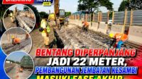 Pembangunan Jembatan Kesambi Memasuki Fase Akhir