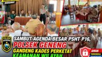 Sambut Agenda Besar PSHT P16, Polsek Geneng Gandeng Kades Perketat Keamanan Wilayah