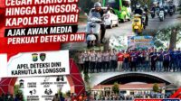 Cegah Karhutla hingga Longsor, Kapolres Kediri Ajak Awak Media Perkuat Deteksi Dini