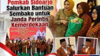 Pemkab Sidoarjo Salurkan Bantuan Sembako untuk Janda Perintis Kemerdekaan