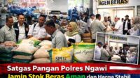 Satgas Pangan Polres Ngawi Jamin Stok Beras Aman dan Harga Stabil di Pasar Besar_dn